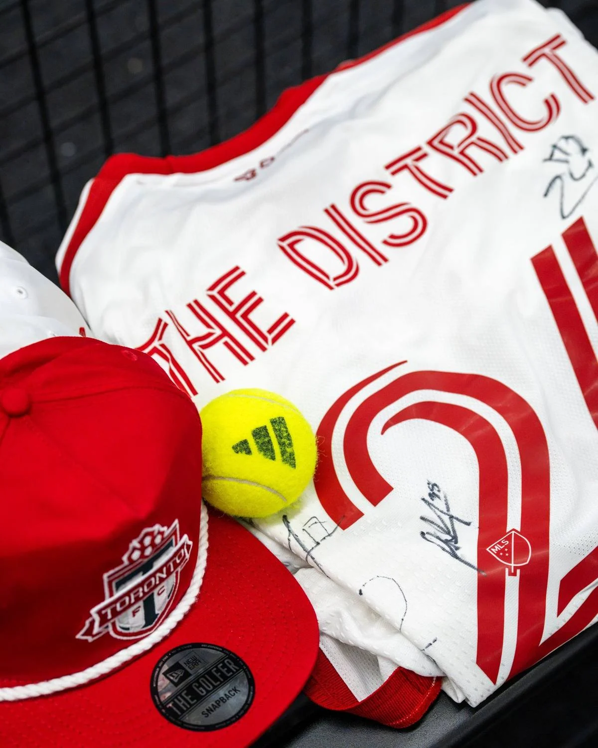 Signed Toronto FC number 26 jersey